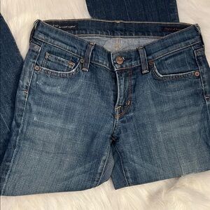 Citizens Of Humanity Dark Blue Ankle Jeans